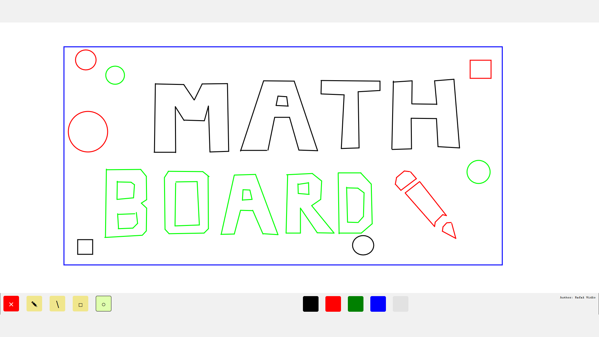 Math board image