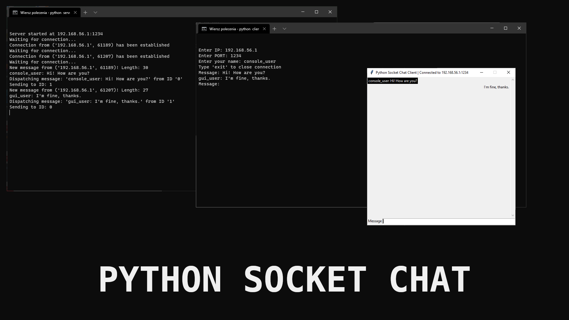 Python socket chat image