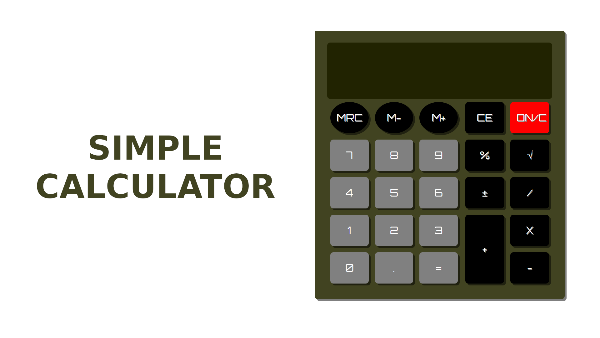 Simple calculator image